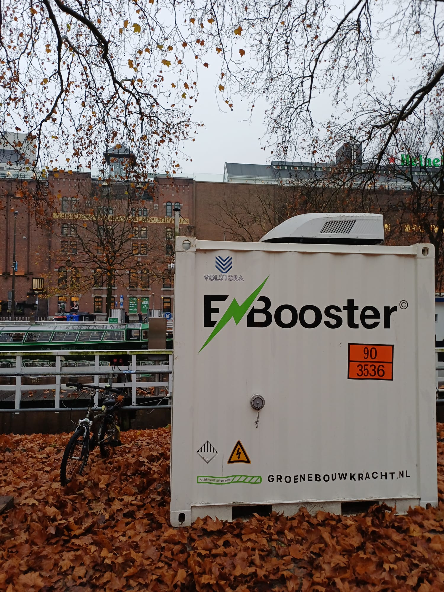 E-Booster© in hartje Amsterdam