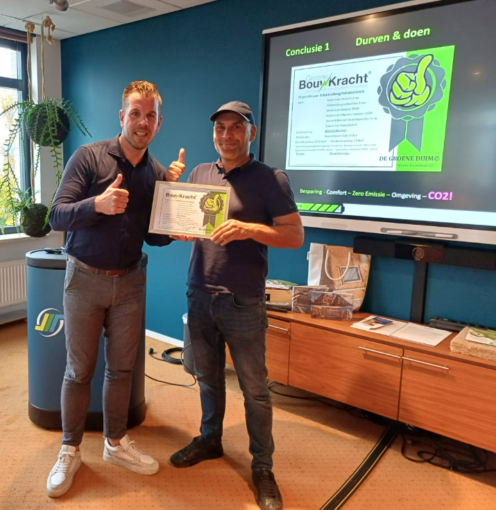 Groene Duim© voor Schadenberg Infratechniek