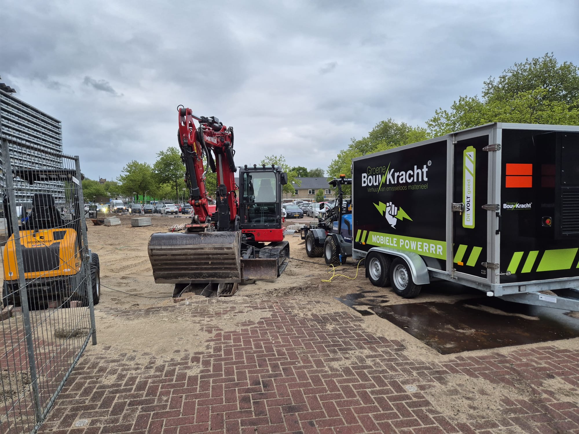 Eerste klus voor de Groene Bliksem©360 in Zaandam!